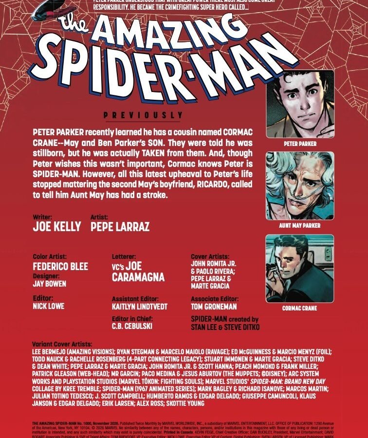 Homem-Aranha #1000: quando e onde comprar a edição