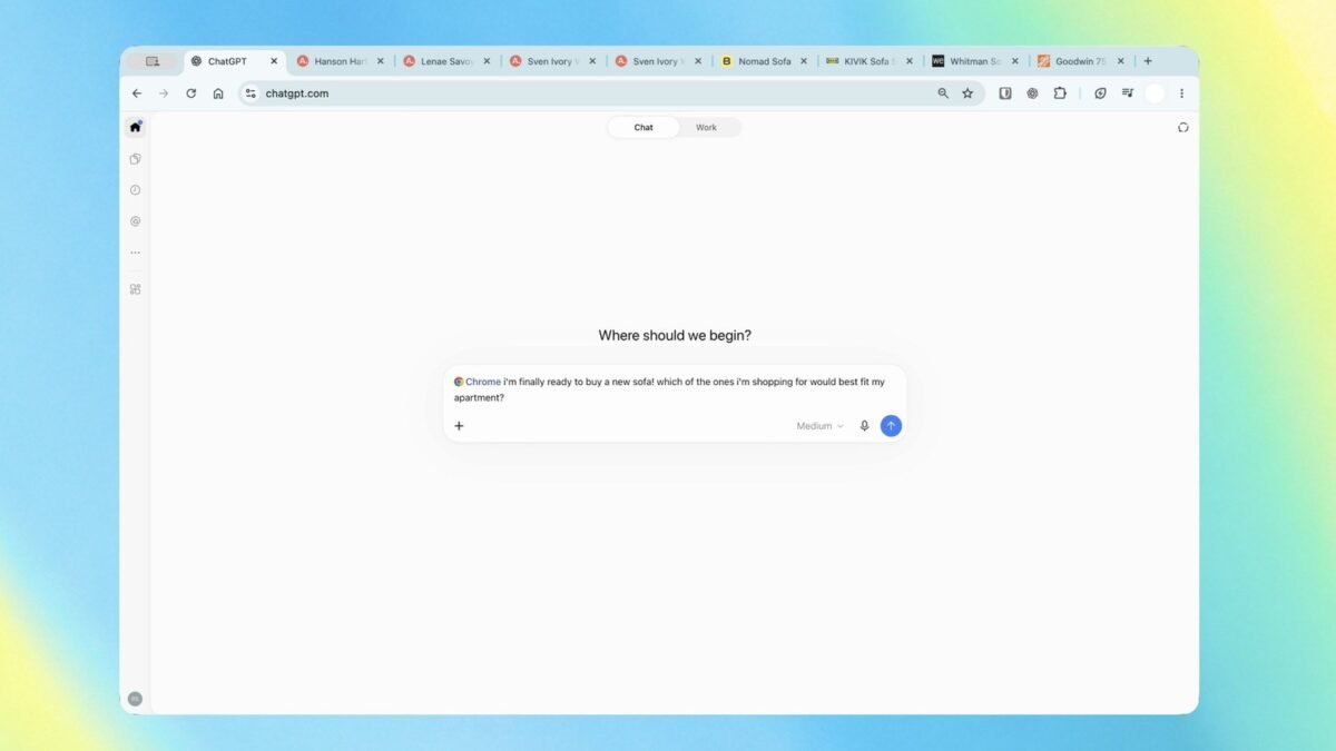 ChatGPT lê suas abas do Chrome: como usar e limitar