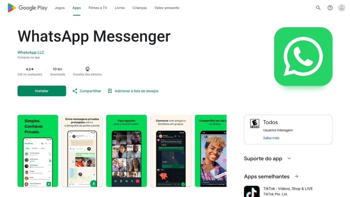 WhatsApp falso na Play Store: como saber se o seu é oficial