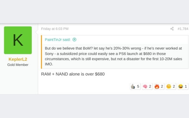 PS6 vai ser caro: só RAM e SSD custam US$ 680