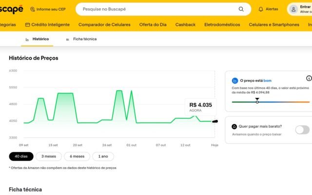 Black Friday 2026: monte hoje o histórico de preço do que você quer comprar