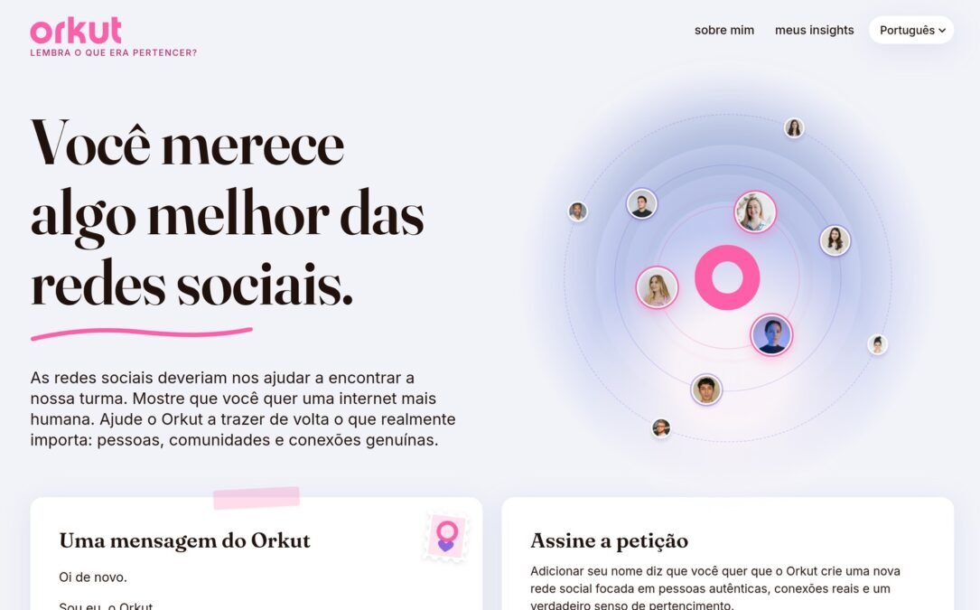 Orkut quer voltar contra o lixo de IA nas redes